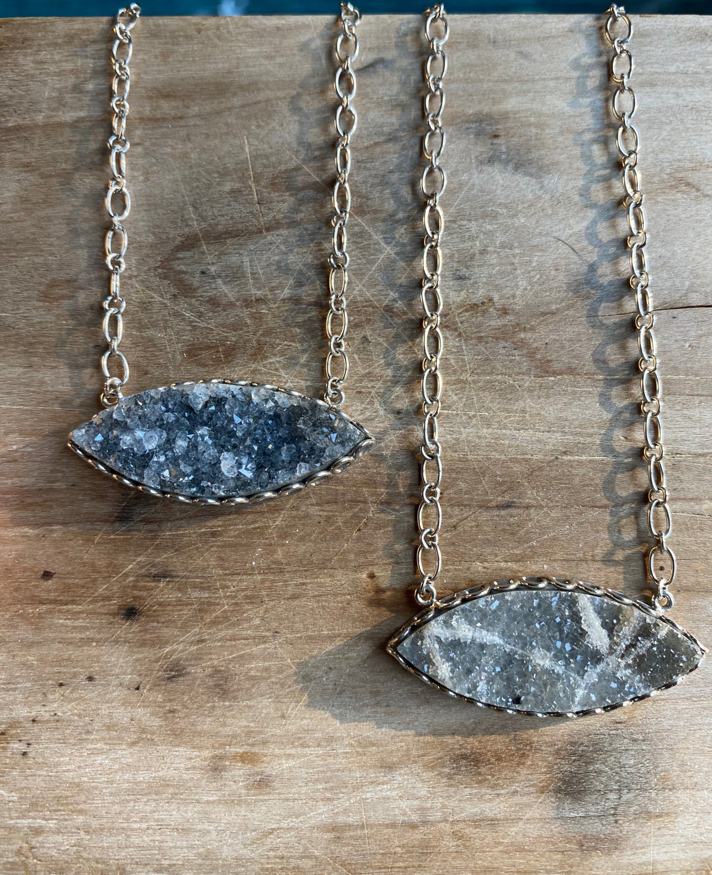 Druzy Marquise Necklace