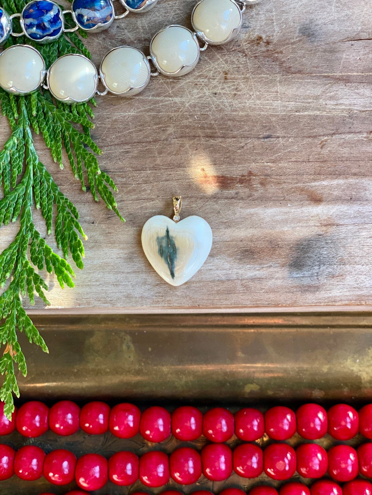 Mammoth Heart Diamond Pendant