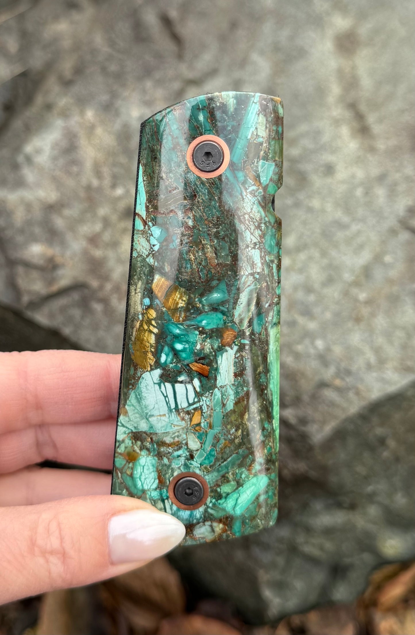 1911 Mammoth Ivory + Composite Grip Set