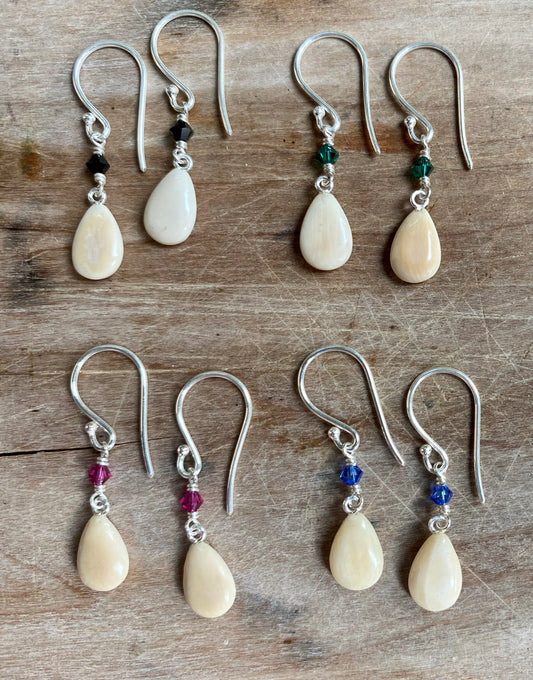 Tiny Dew Drop Earrings