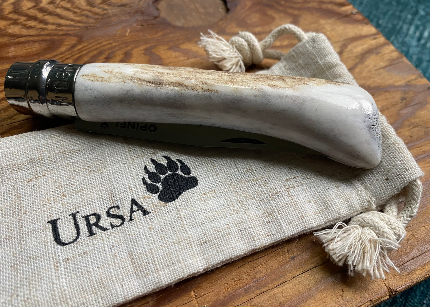 Opinel Moose Antler Pocket Knife