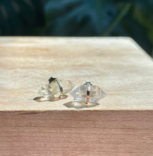 Herkimer Diamond Stud Earrings