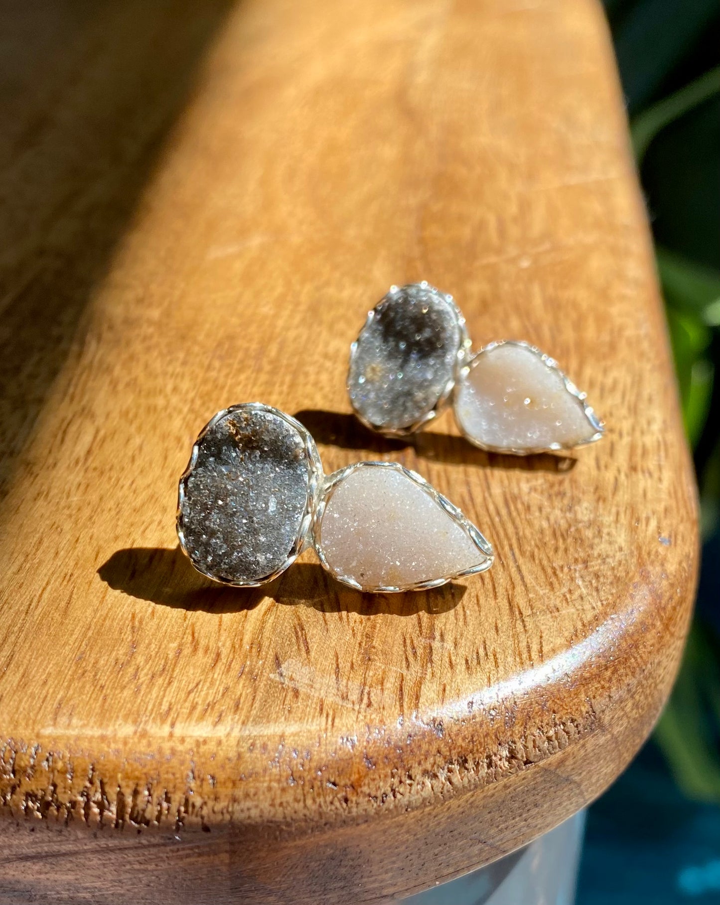 Gatsby Druzy Lever Back Earrings