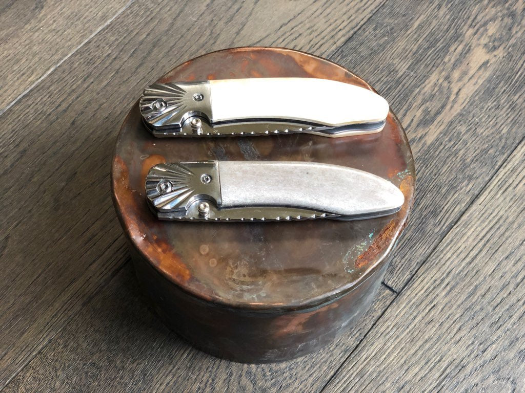 Ursa Aurora Moose Antler Pocket Knife