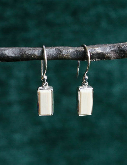 Rectangle Mammoth Earrings