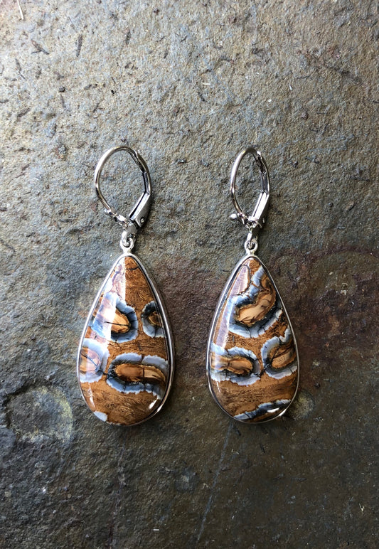 Mammoth Tooth Drop Earrings