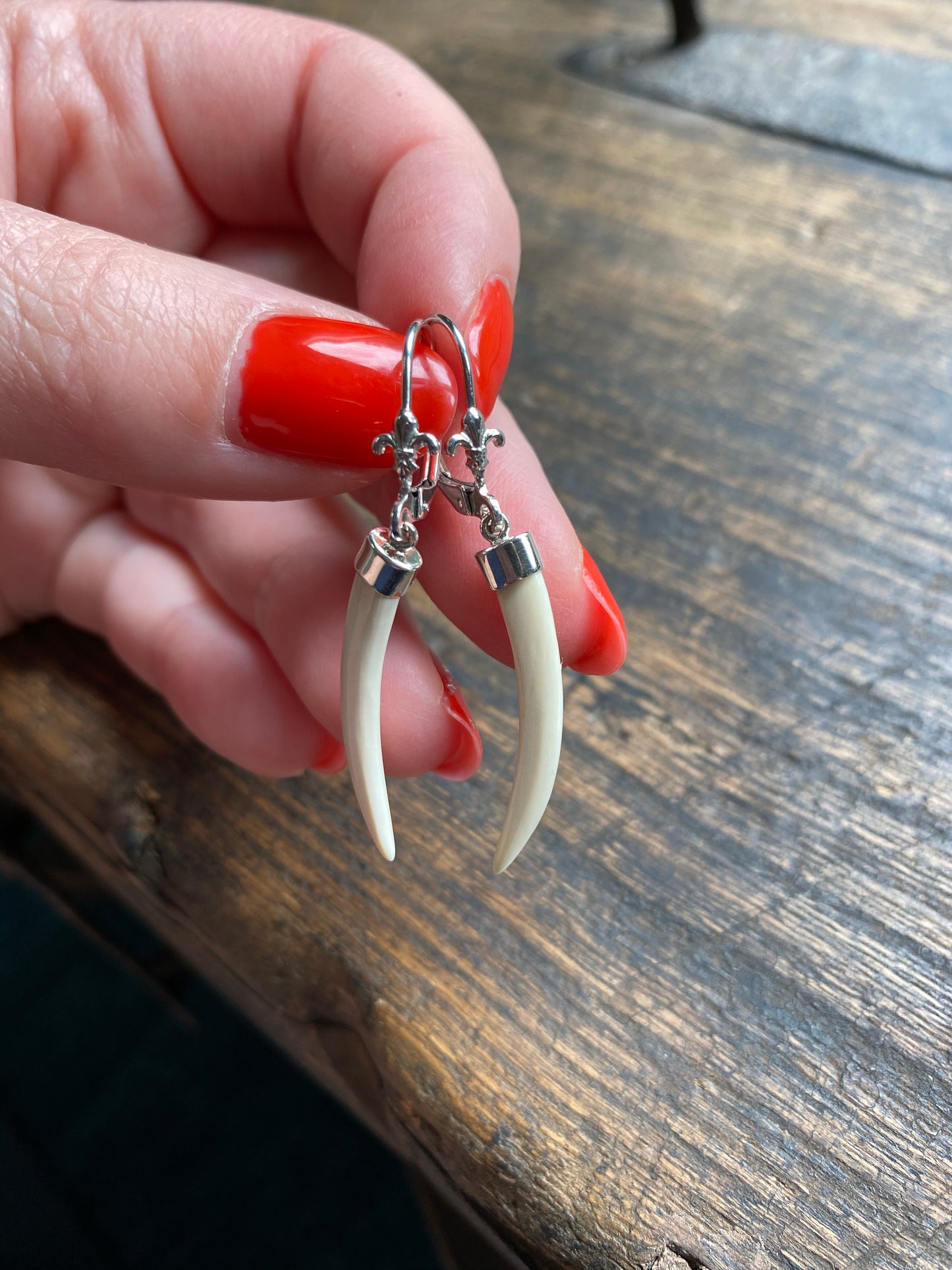 Small Tusk Earrings