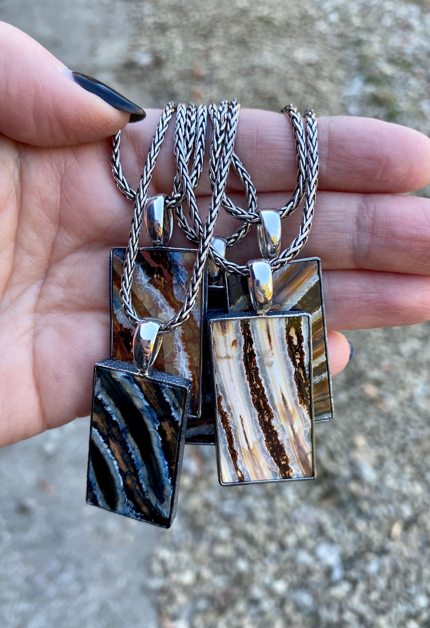 Prehistoric Mammoth Tooth Dog Tag Necklace