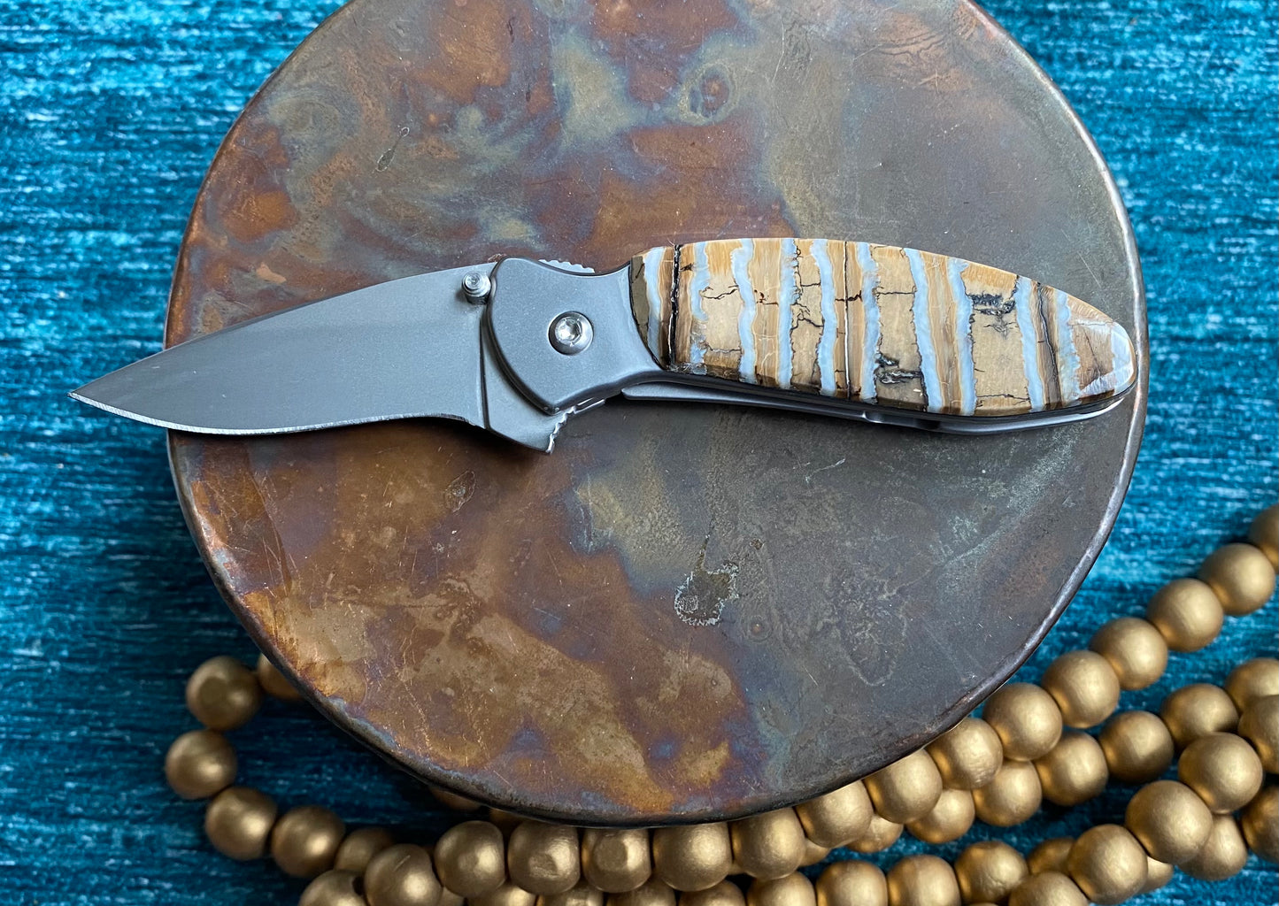 Kershaw Scallion Mammoth Tooth Pocket Knife