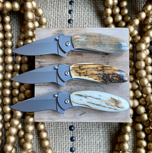 Kershaw Scallion Mammoth Ivory Pocket Knife