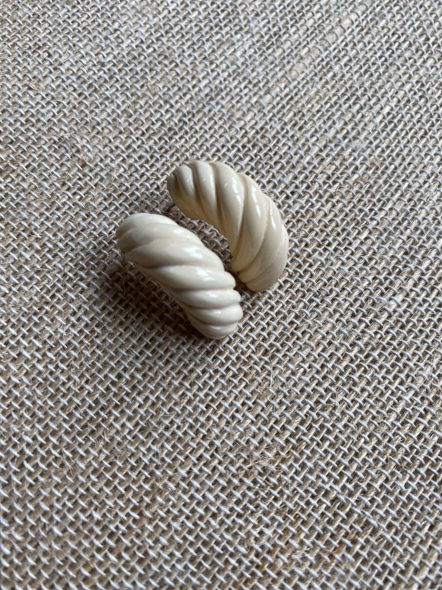 Vintage Puffed Rope Hoops