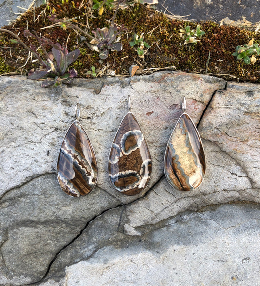 Mammoth Tooth Drop Pendant