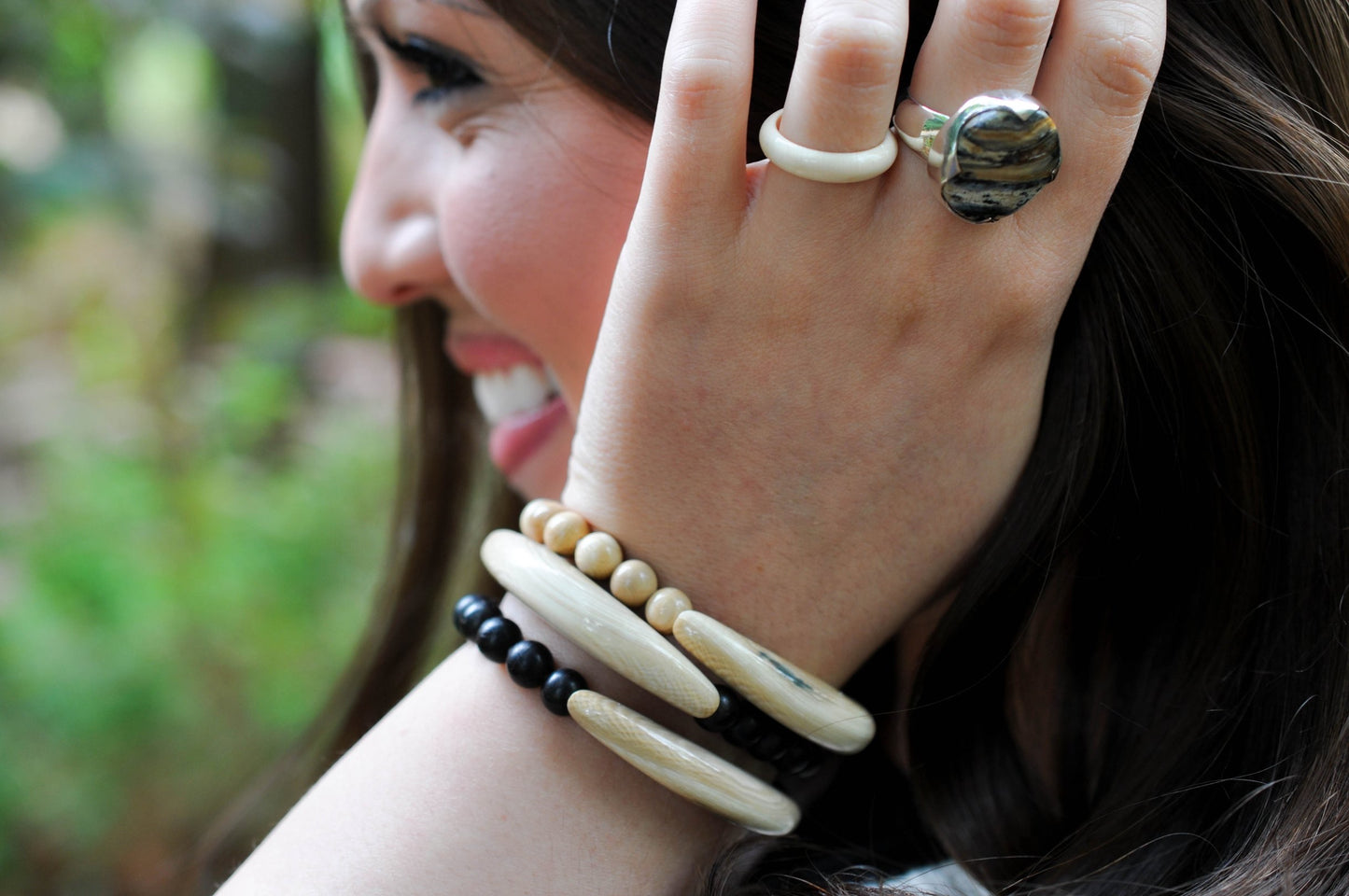 Prehistoric Mammoth Tooth Essentials Cocktail Ring