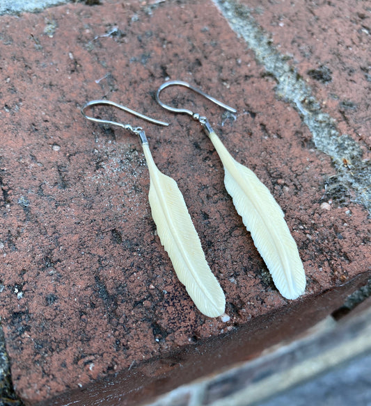 Delicate Feather Earrings