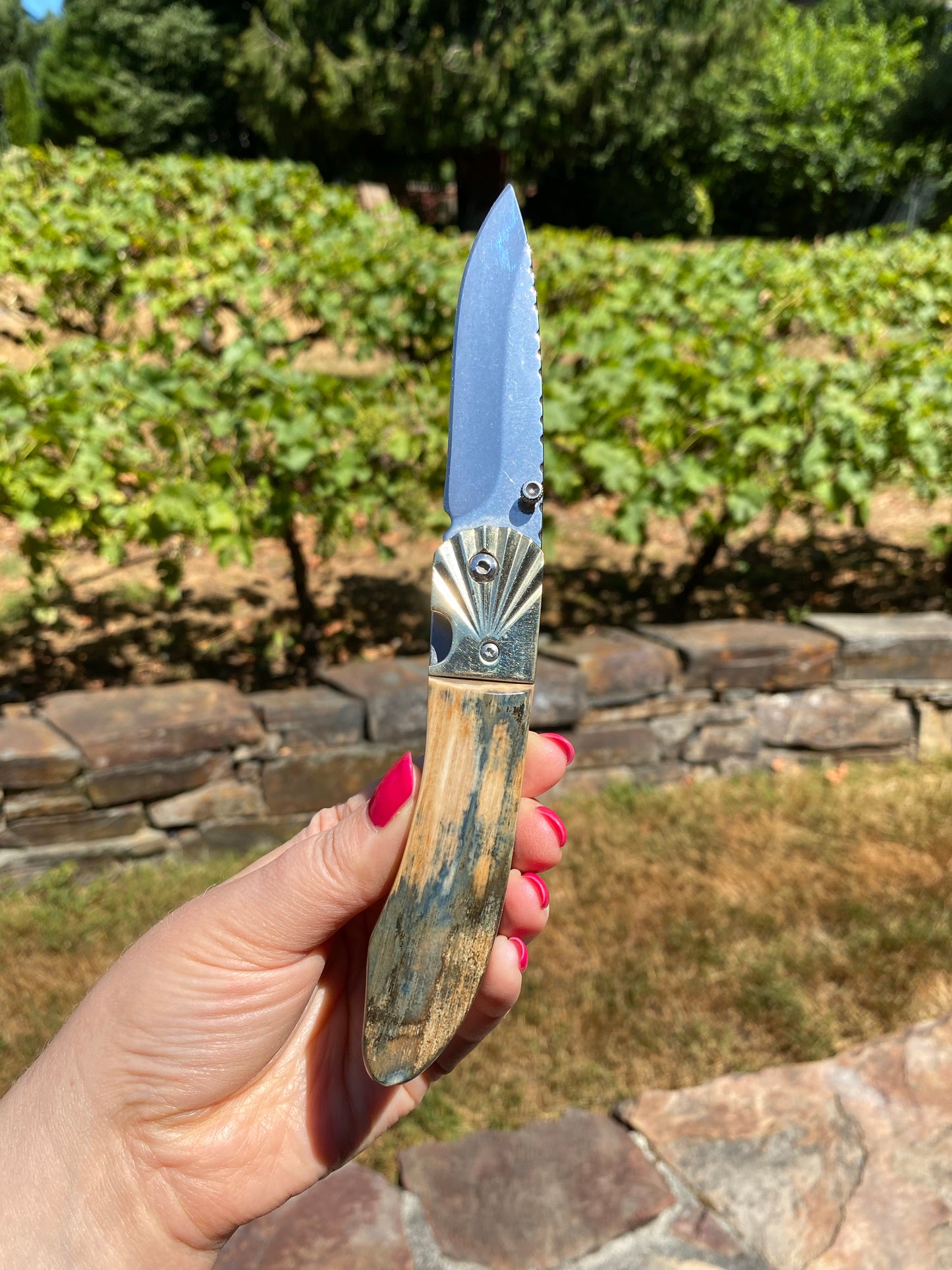 Ursa Aurora Mammoth Ivory Pocket Knife