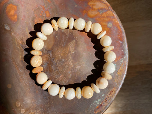 Fossil Walrus Tusk Bracelet