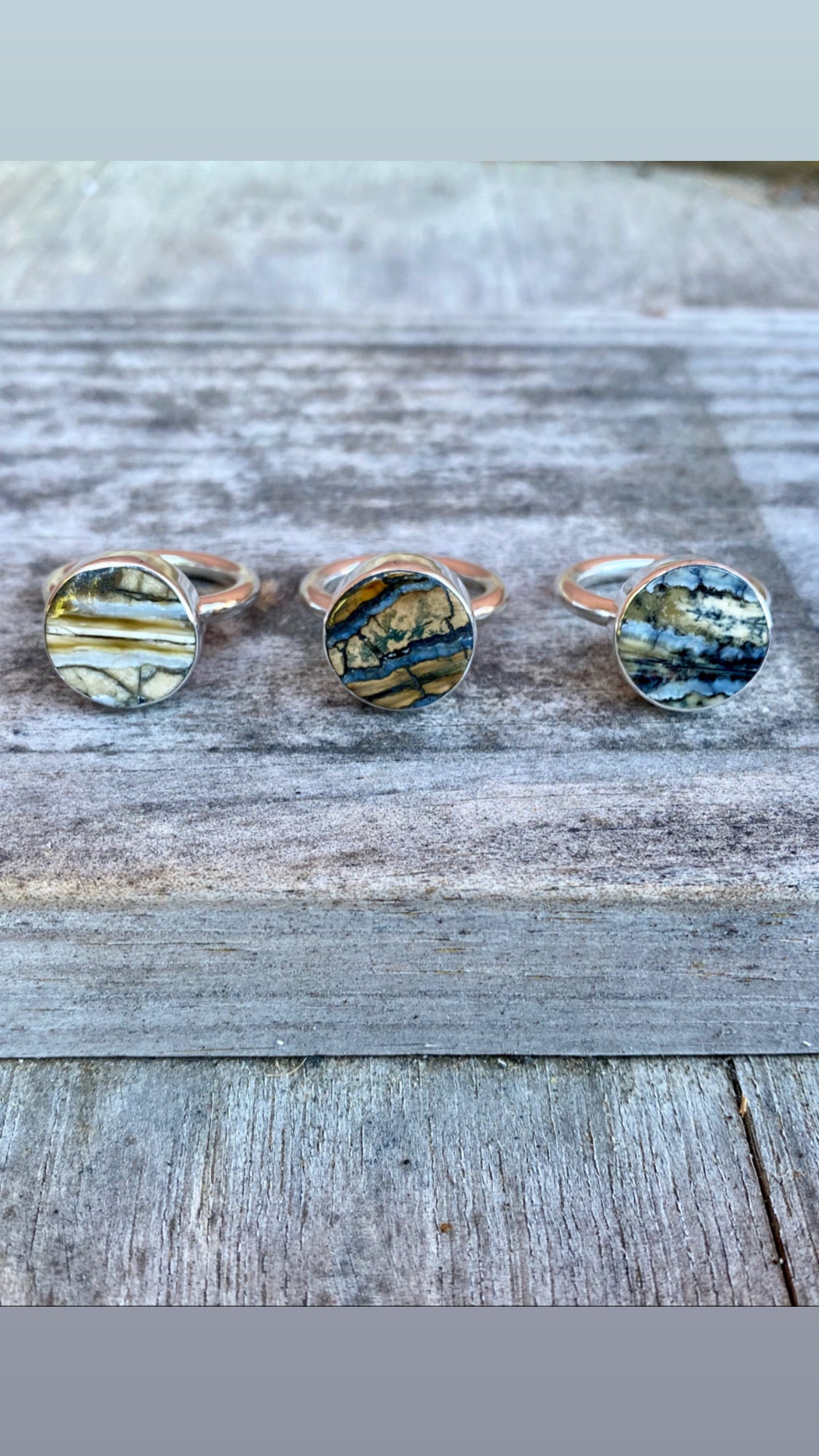 Mammoth Tooth Round Flat Ring