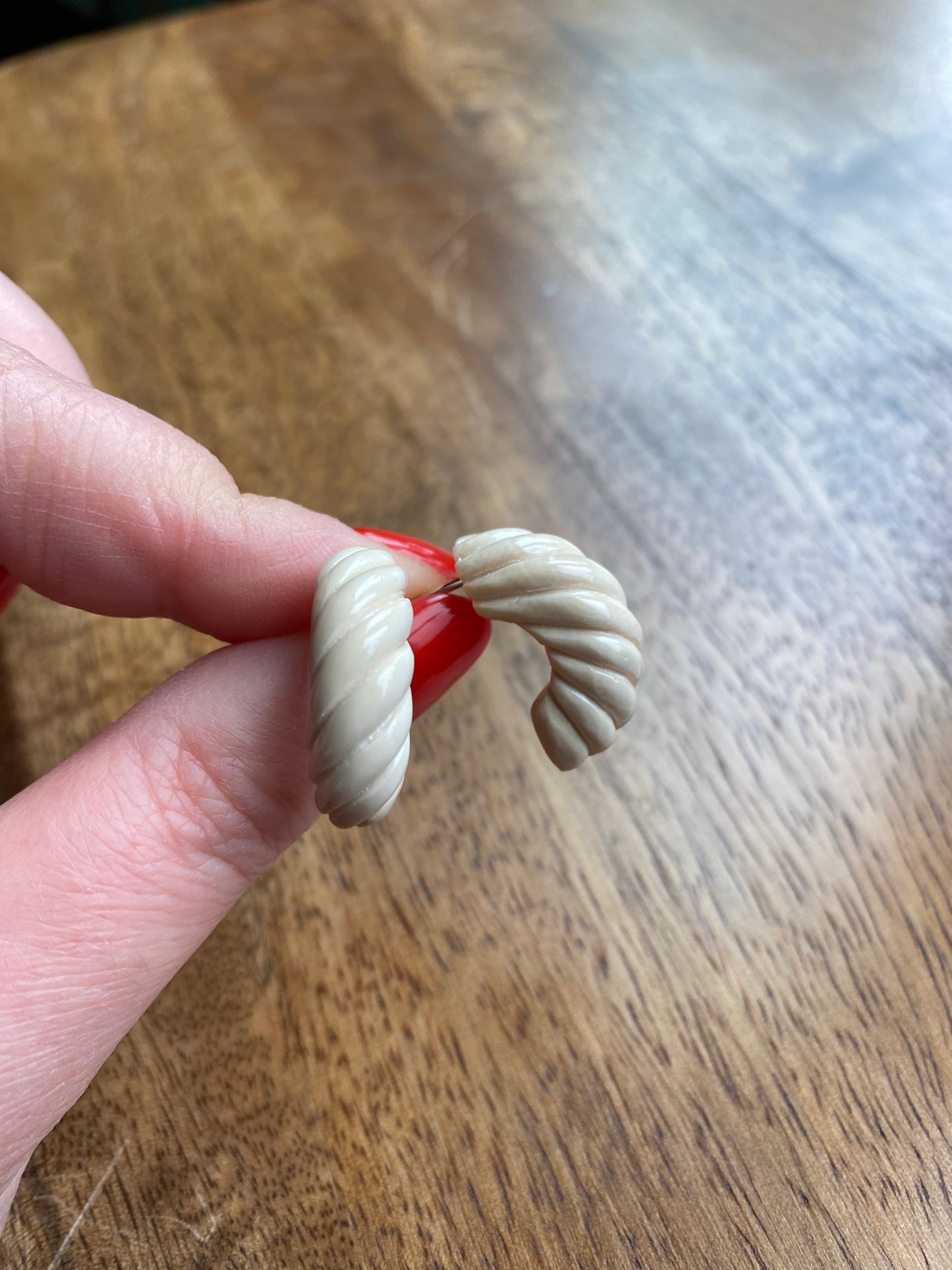 Vintage Puffed Rope Hoops