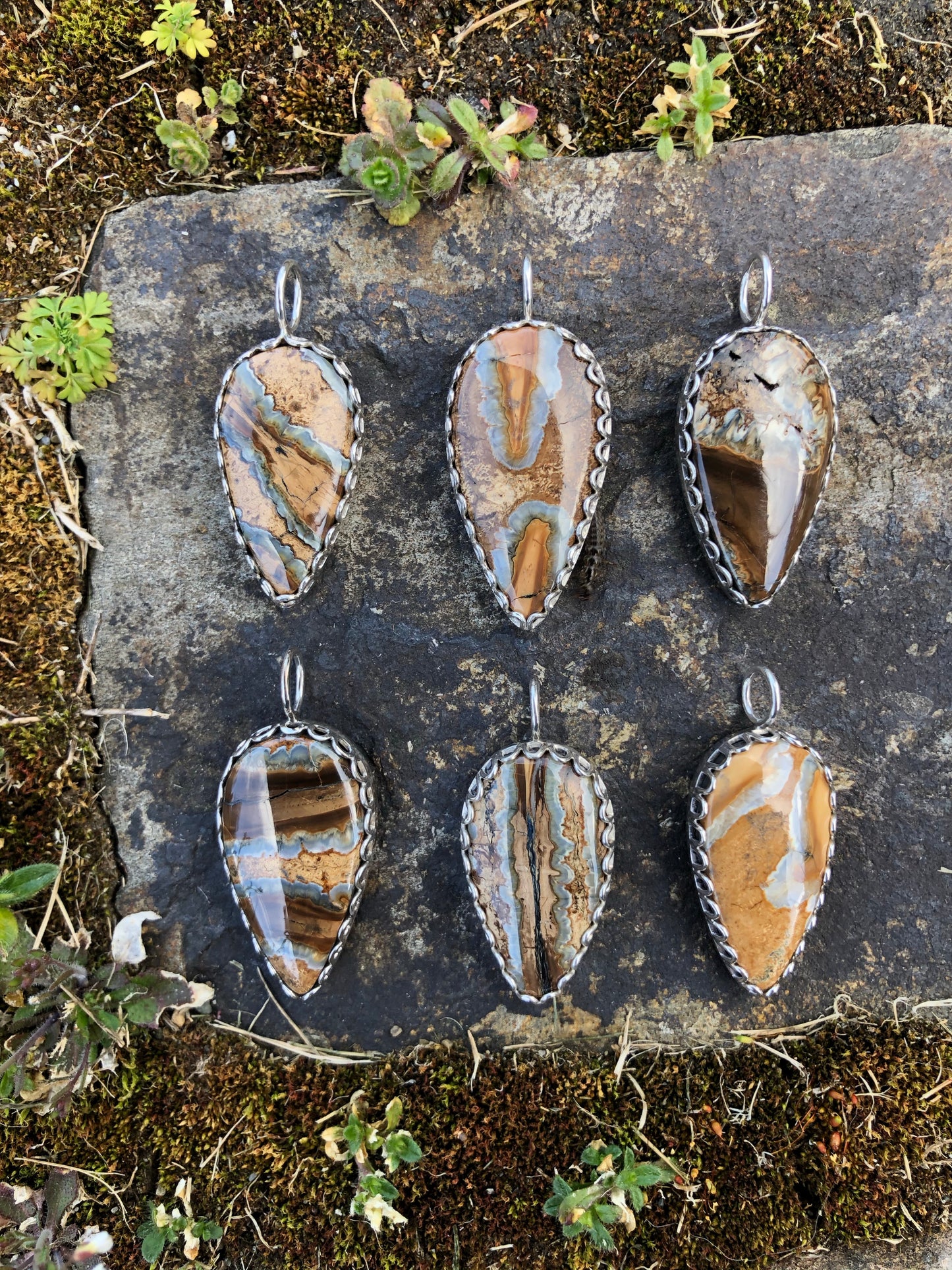 Mammoth Tooth Inverted Drop Pendant