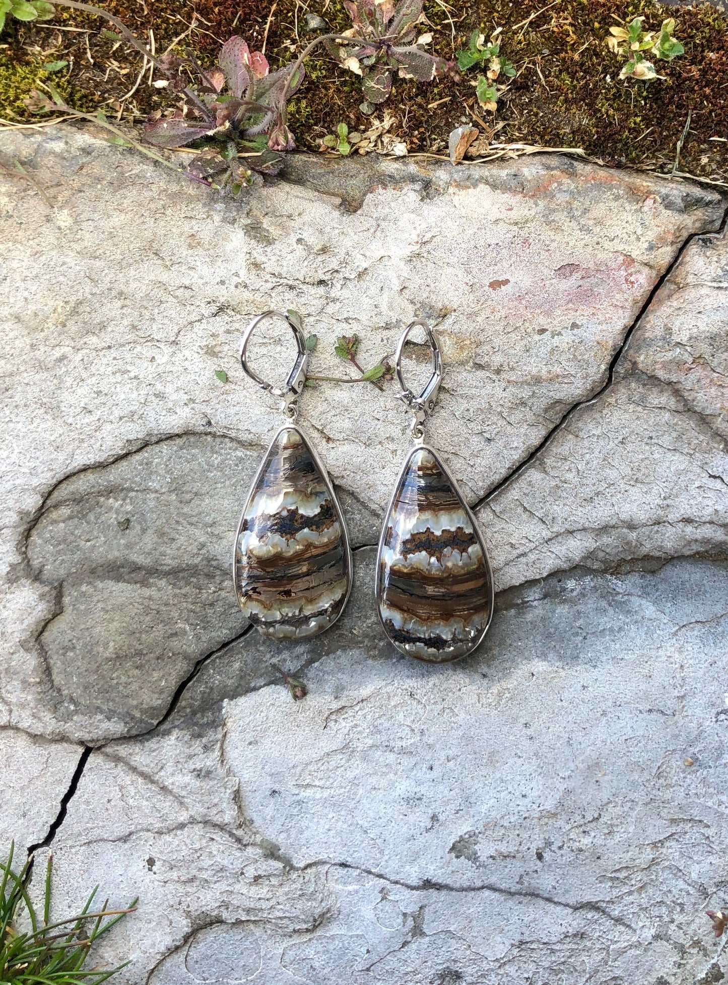 Mammoth Tooth Drop Earrings