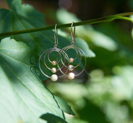 Triple Circle Earrings