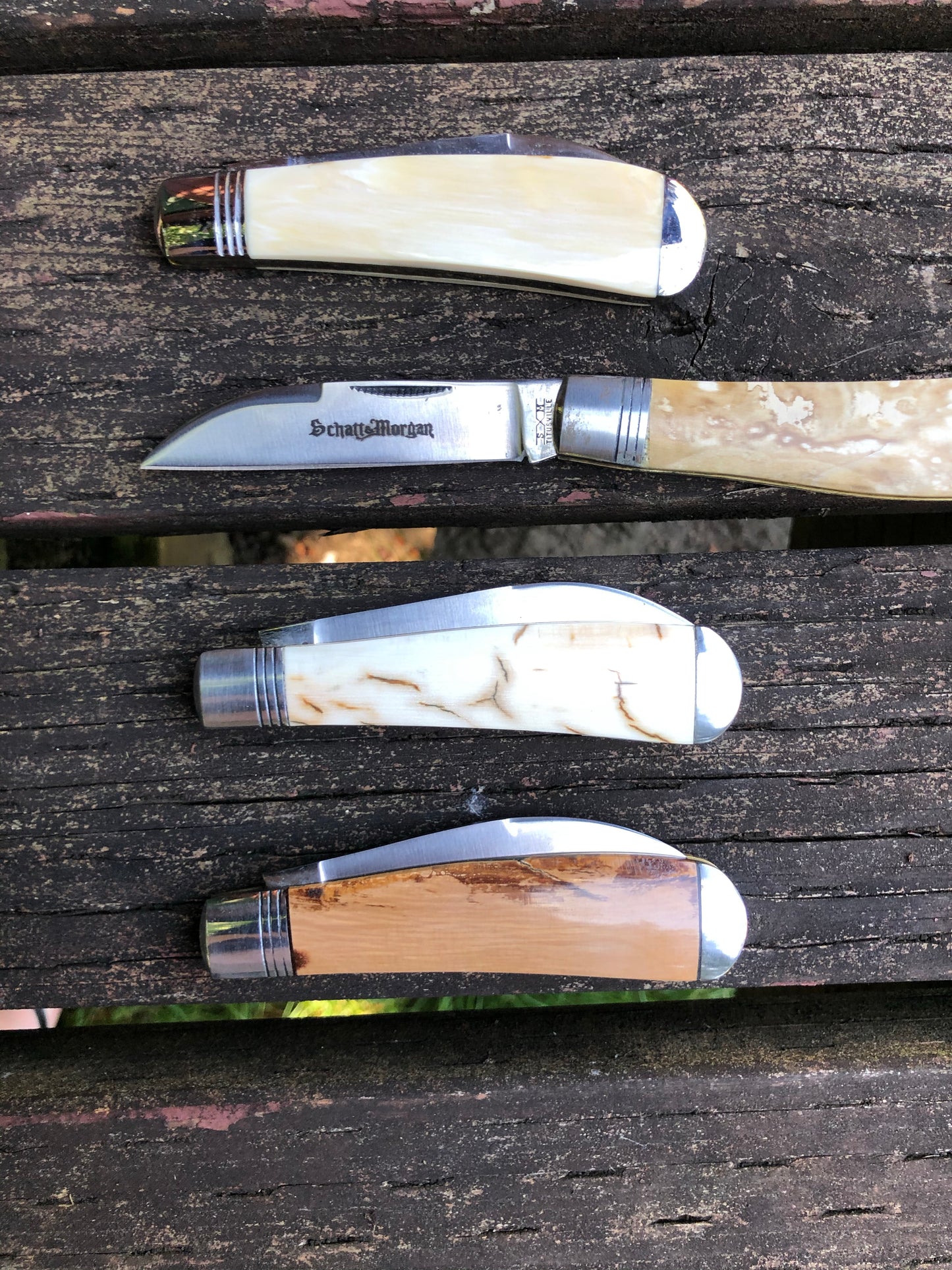 Schatt & Morgan Mammoth Ivory Pocket Knife
