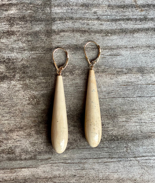 Mammoth Drop Earrings 45x10mm