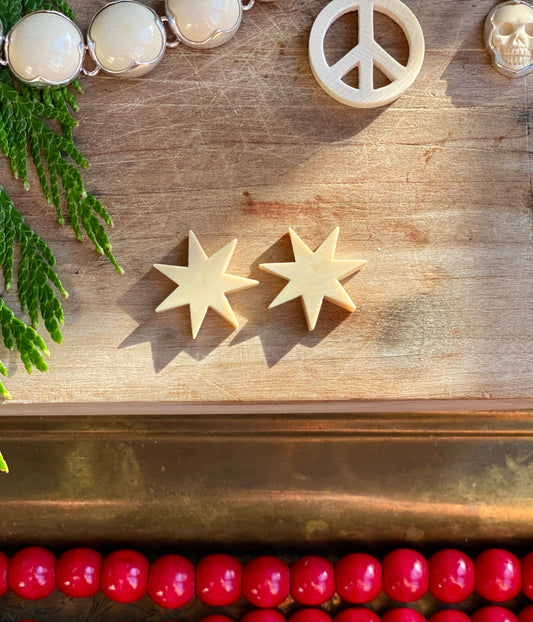 7 Pointed Star Earrings