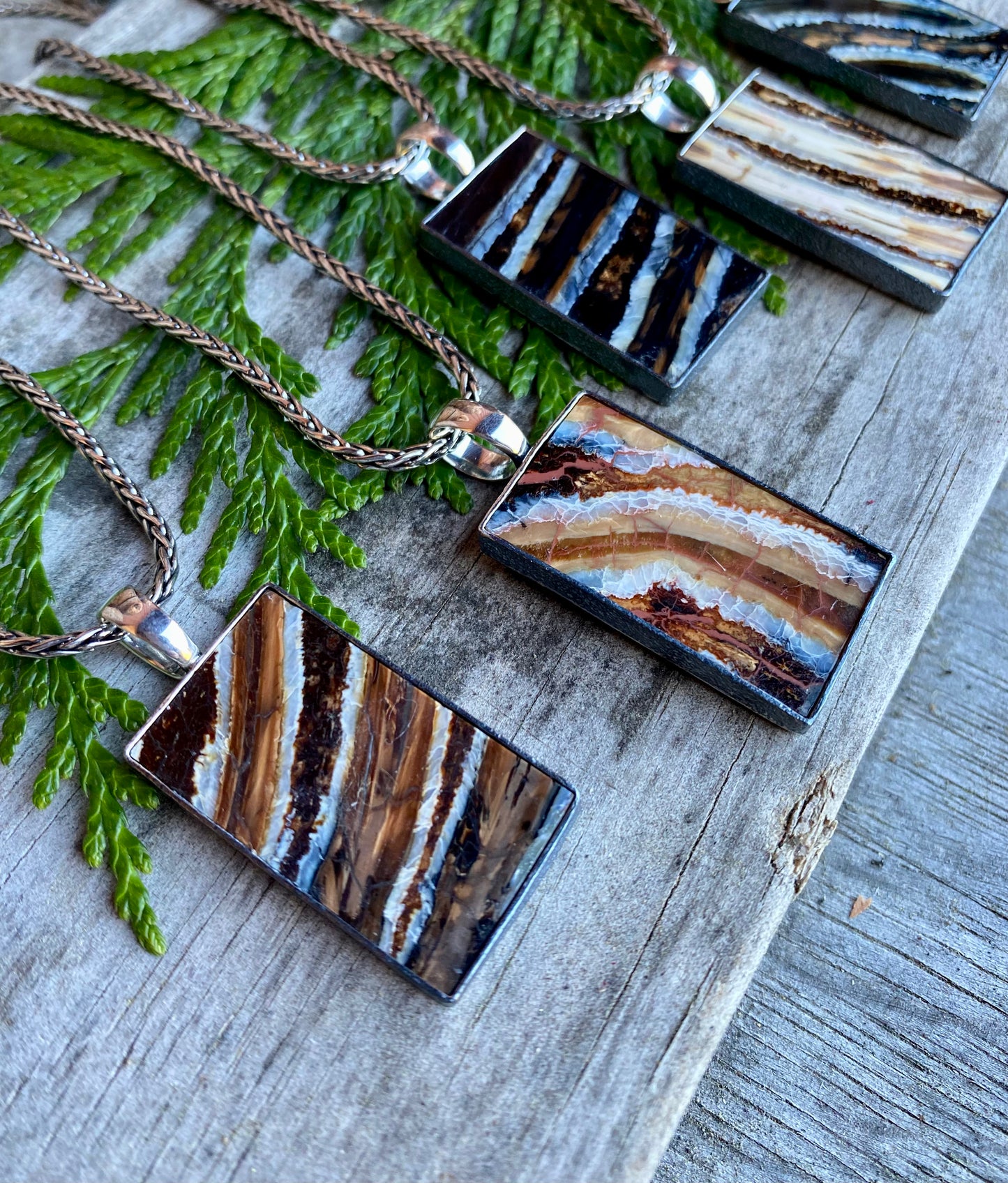Prehistoric Mammoth Tooth Dog Tag Necklace