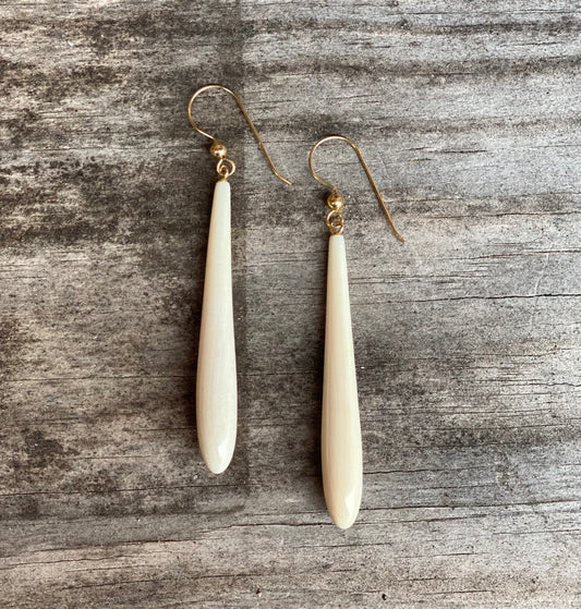 Mammoth Drop Earrings 50x7mm