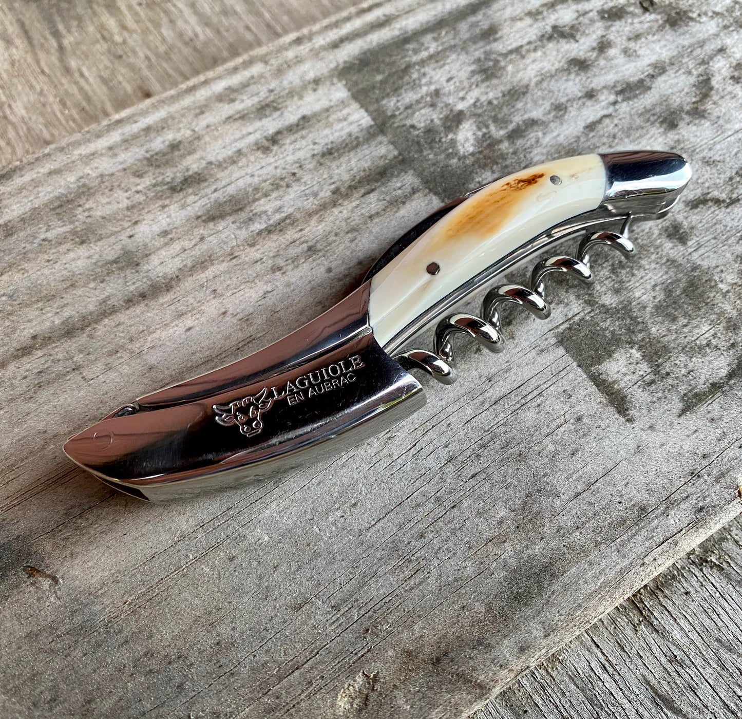Laguiole en Aubrac Wart Hog Tusk Waiter's Corkscrew Sommelier