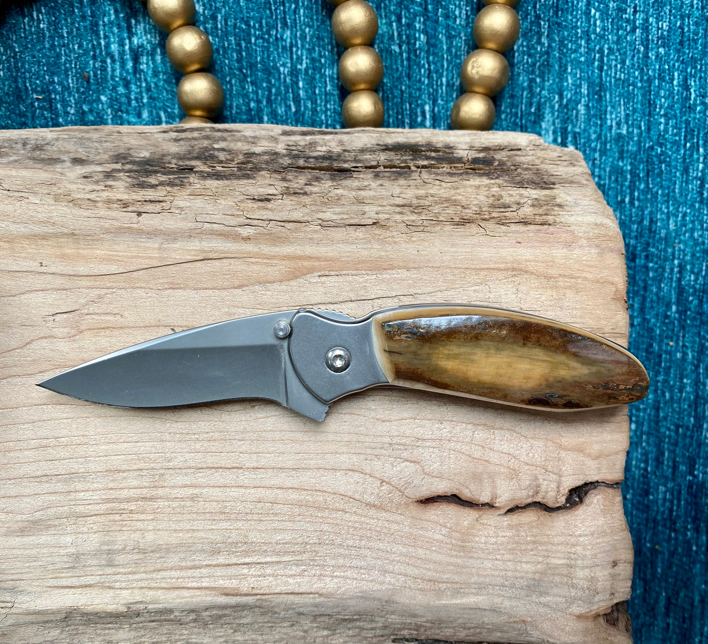 Kershaw Scallion Mammoth Ivory Pocket Knife