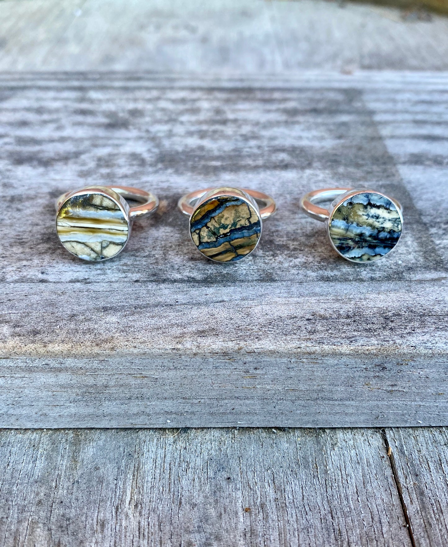 Mammoth Tooth Round Flat Ring