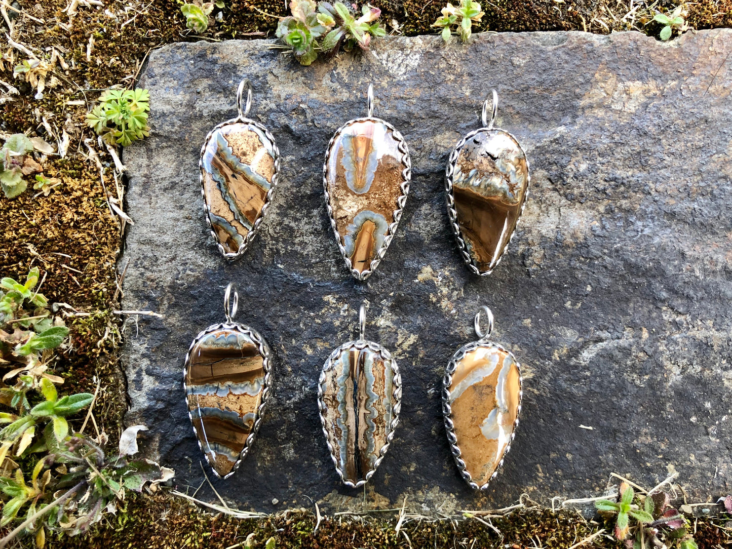 Mammoth Tooth Inverted Drop Pendant