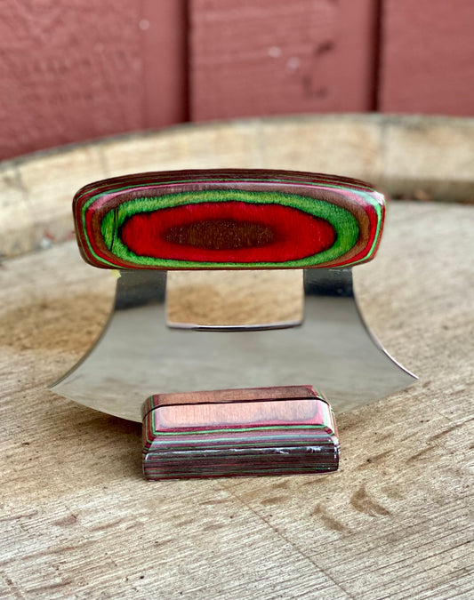 Dymondwood Ulu, Red and Green