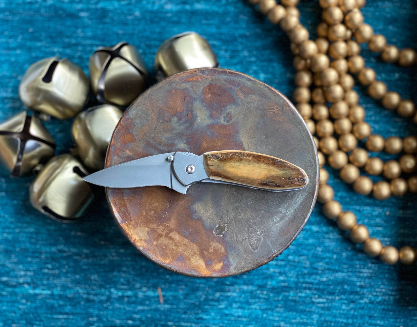Kershaw Scallion Mammoth Ivory Pocket Knife