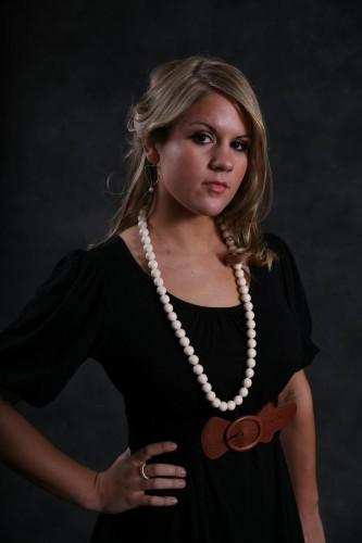 12mm Mammoth Ivory Round Bead Necklace