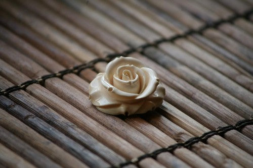 Oval Rose Brooch