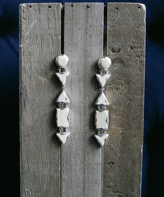 Linear Deco Post Earrings