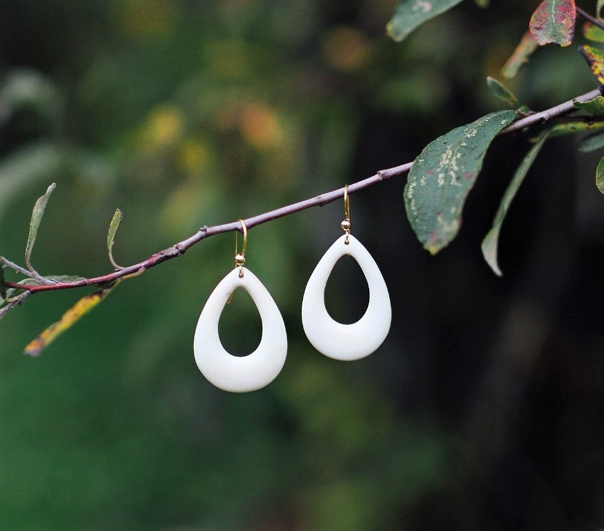 Open Rain Drop Earrings