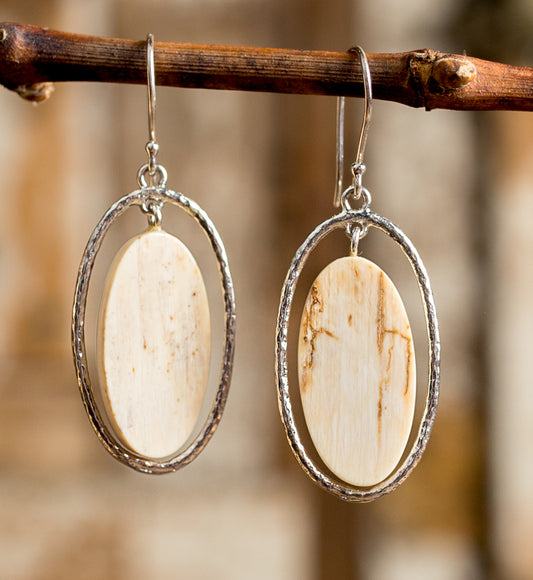 Mammoth Oval Tundra Earrings