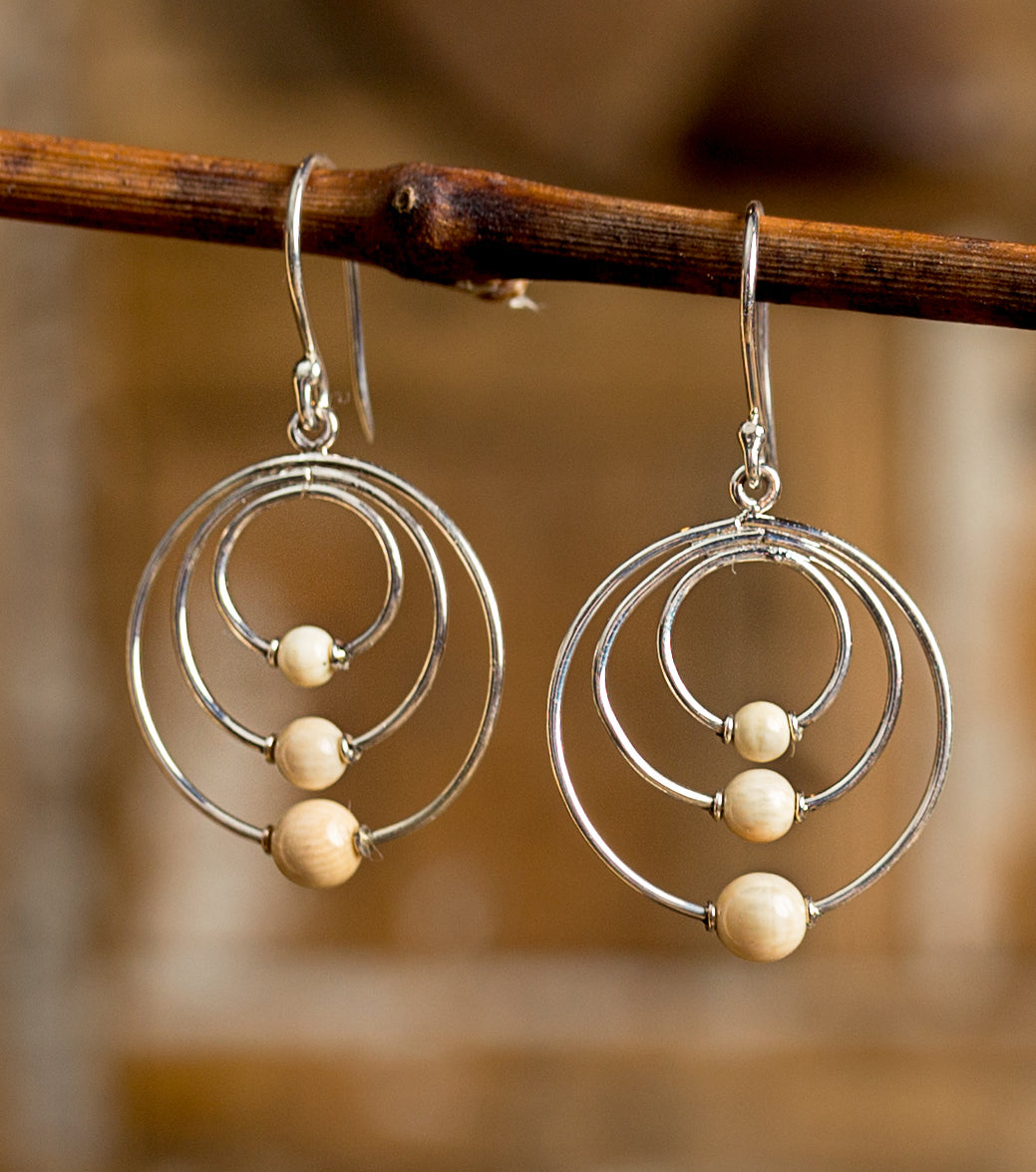 Triple Circle Earrings