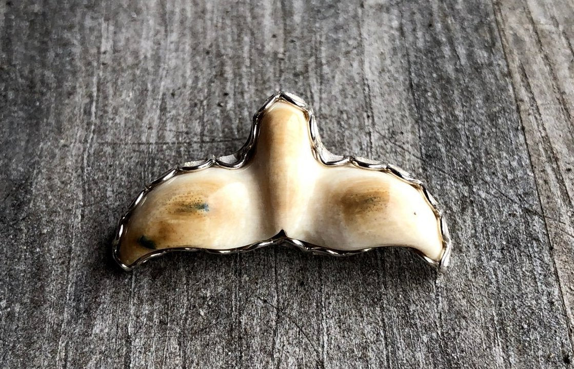 Whale Tail Pin/ Pendant